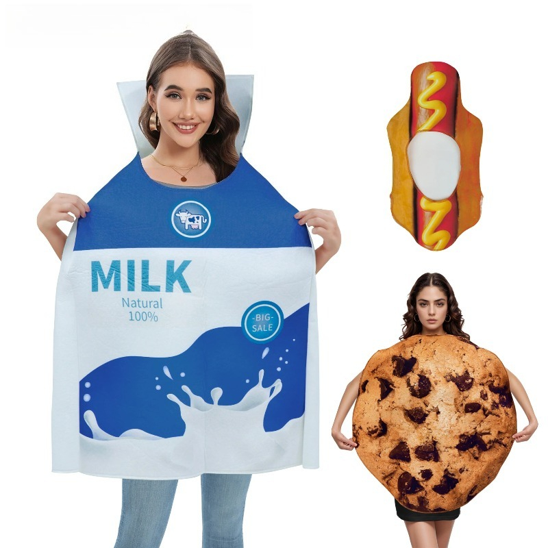 Matcha Cookie Box - Kostum Cosplay Milk Box Cookie Set