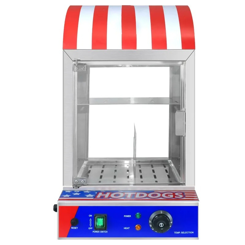 Food Processor Snacks - Penghangat Roti Hot Dog Otomatis Komersial