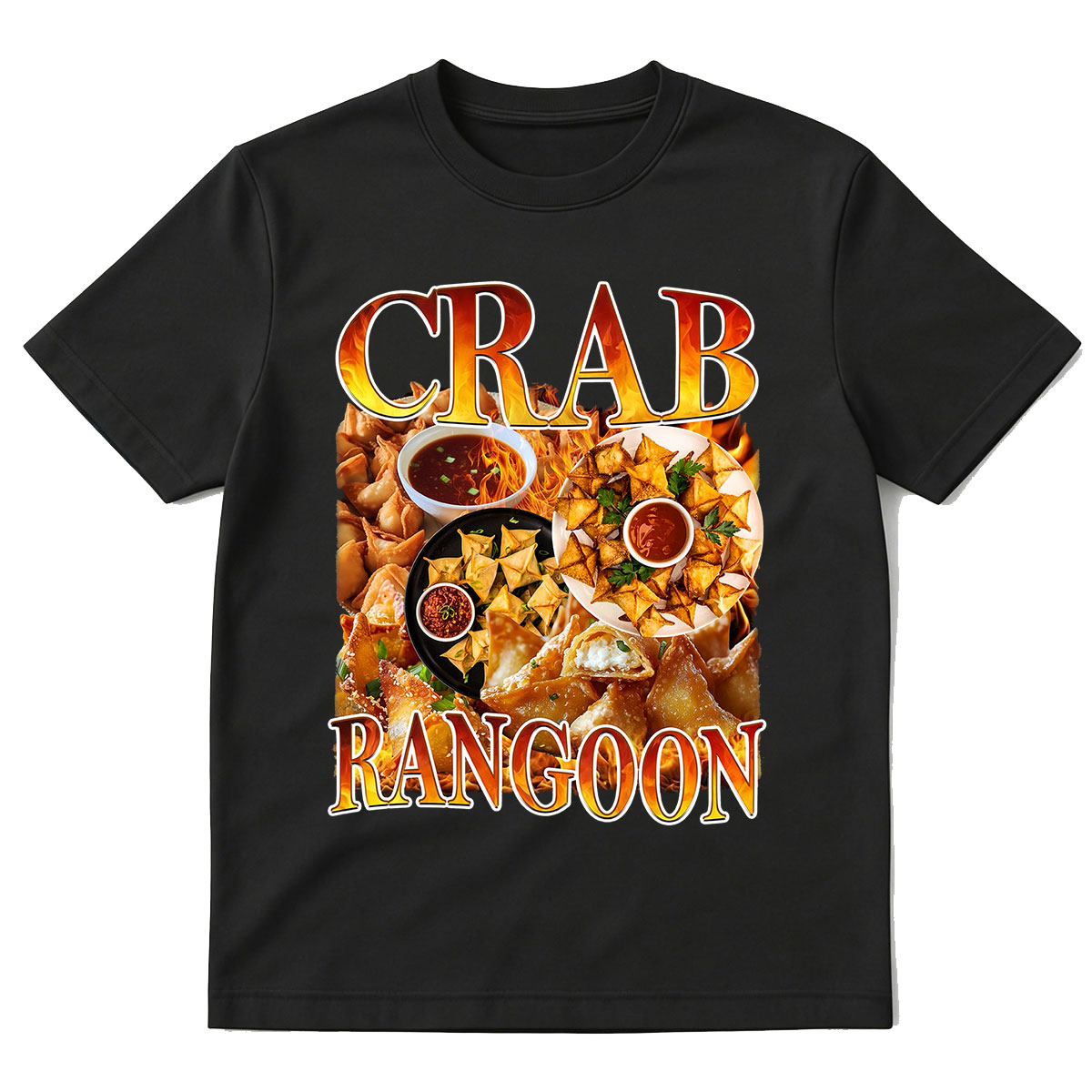 Food Snacks With Fiber - Kaus Makanan Vintage Crab Rangoon Kaus