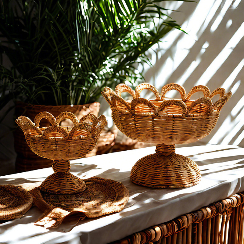 Food Snacks With Fiber - Alas Rotan Mangkuk Buah Dekorasi Rumah