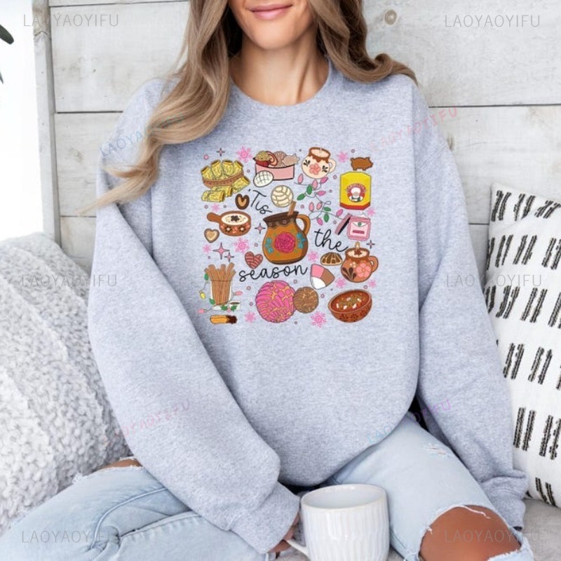 Hoodie Natal Meksiko, Pakaian  - Food Snacks With Fiber ulasan dan harga