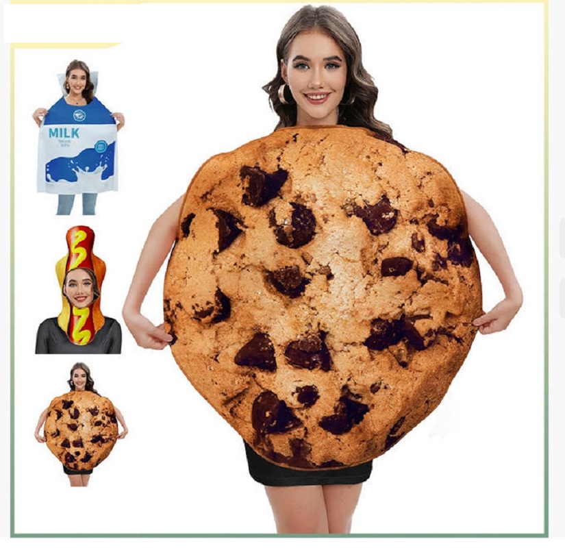 Kostum Cosplay Kue Kotak Susu  - Matcha Cookie Box ulasan dan harga