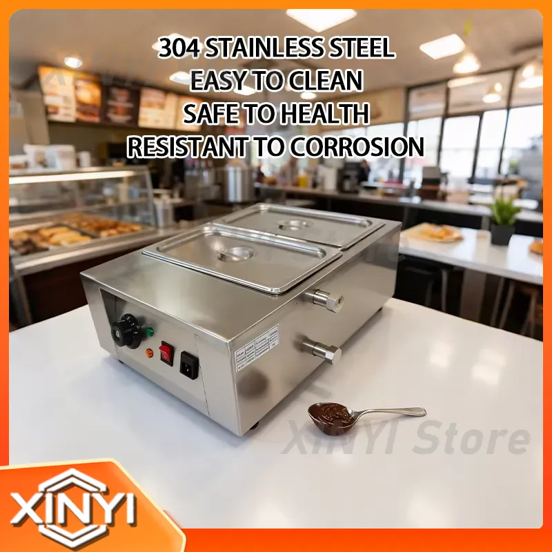 Pemanas Cokelat Stainless Stee - Food Processor Snacks ulasan dan harga