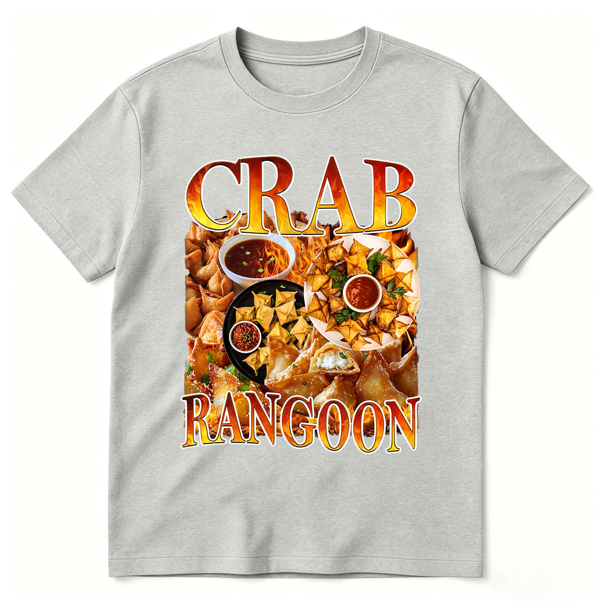 Kaus Makanan Vintage Crab Rang - Food Snacks With Fiber ulasan dan harga
