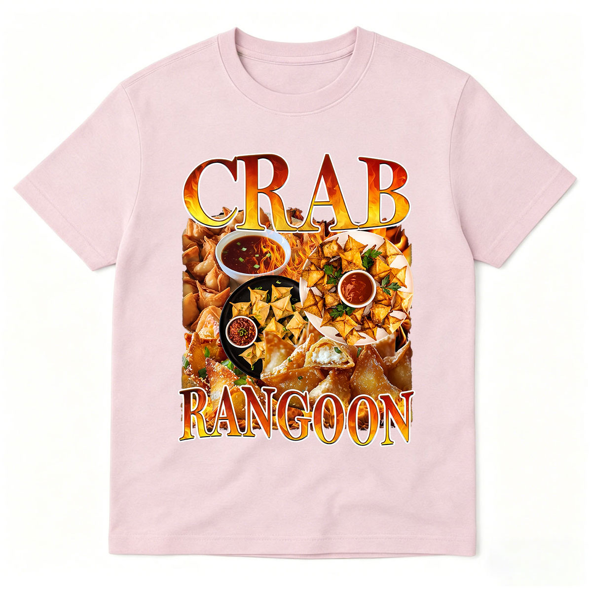 Kaus Makanan Vintage Crab Rang - Food Snacks With Fiber ulasan dan harga