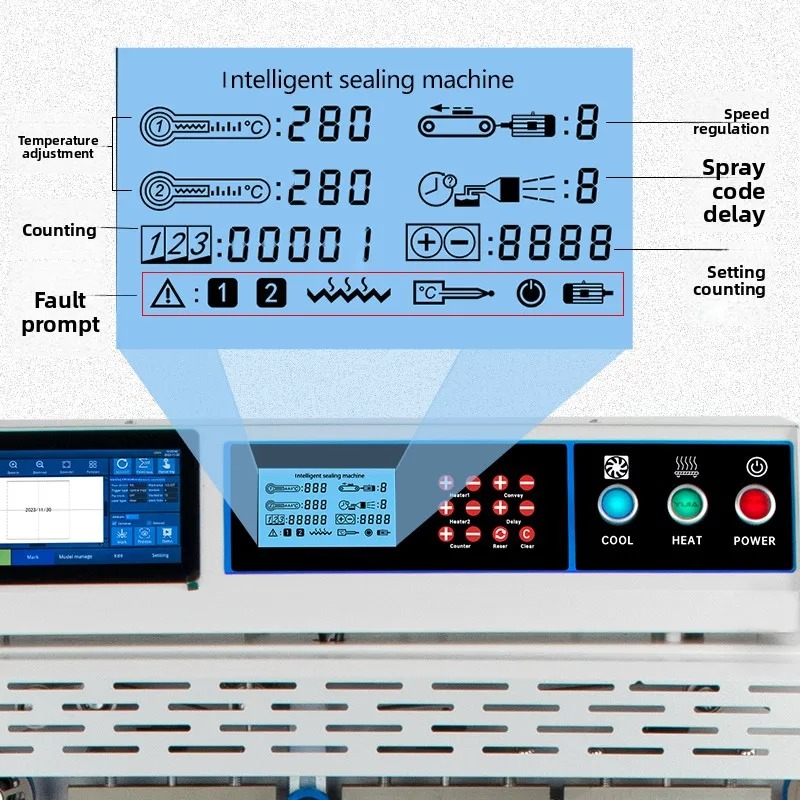 Mesin Kode Laser Mesin Pengema - Food Snacks With Fiber ulasan dan harga